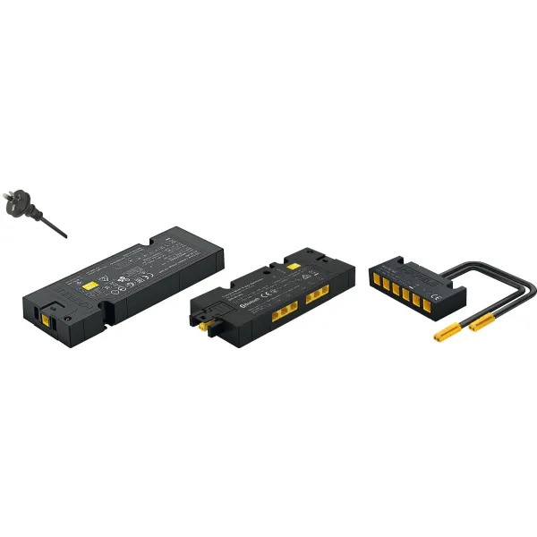 Driver set with Connect Mesh 6-way distributor and multi-white adapter, Häfele Loox5 12V constant