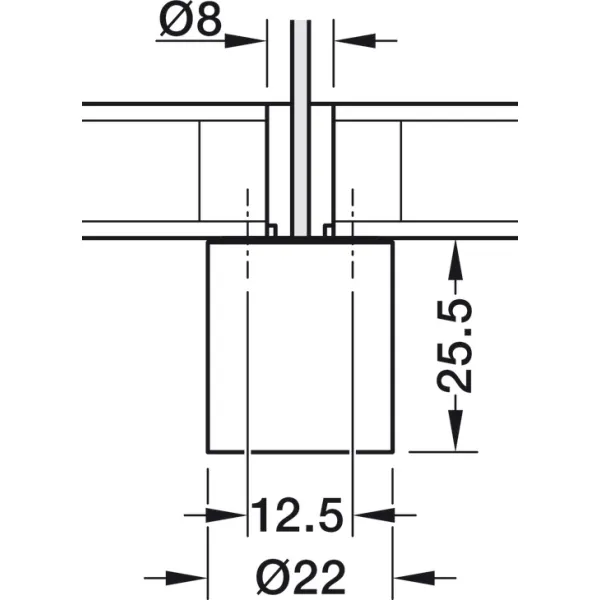 Šviestuvas LED3098 24V 1,4W pilka 5000K Loox5