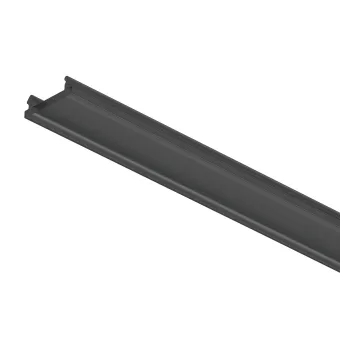 Šviesos filtras LED profiliui L3000mm, P11mm, juoda
