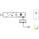 Adapteris MESH LED MultiWhite šviestuvams 24V, 6 jungčių Loox5