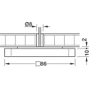  Šviestuvas LED MODUL Q9 2,9W 24V 27K išor.