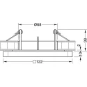  Šviestuvas LED MODUL Q36 AQUA 6,5W 24V 40K įfrez.