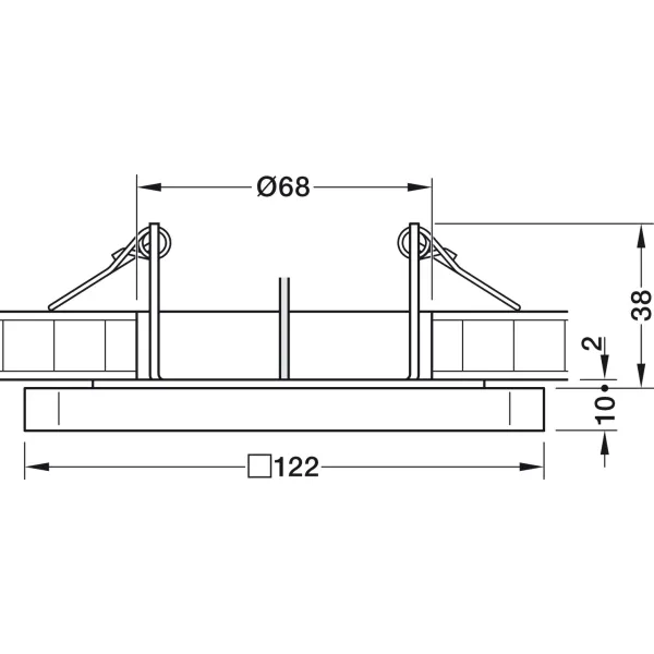  Šviestuvas LED MODUL Q36 AQUA 6,5W 24V 40K įfrez.