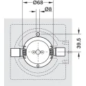  Šviestuvas LED MODUL Q36 TT 7,1W 24V 27K įfrez.