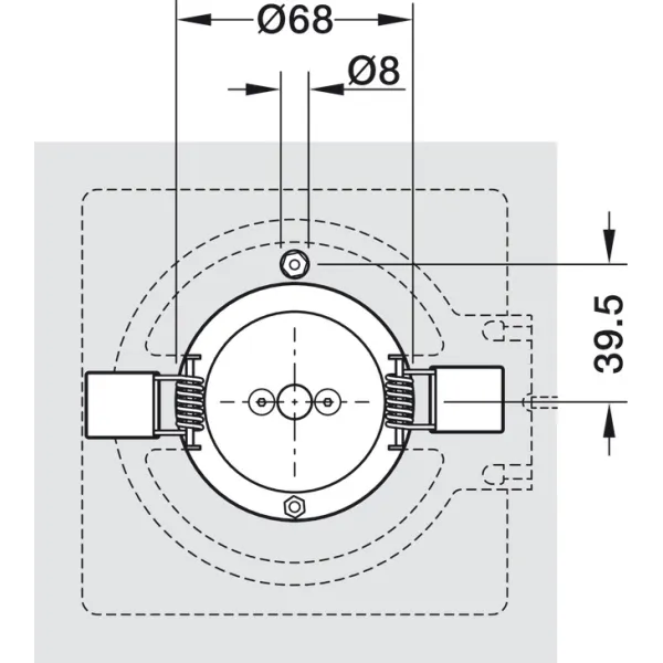  Šviestuvas LED MODUL Q36 TT 7,1W 24V 27K įfrez.