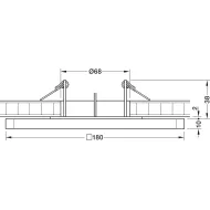  Šviestuvas LED MODUL Q49 10,3W 24V 27K įfrez.