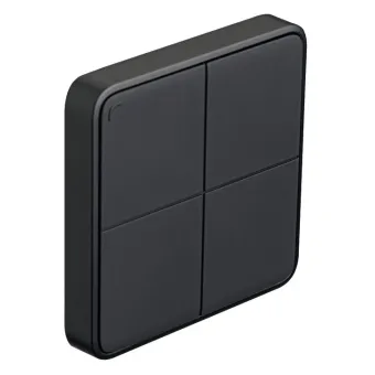 Wall mounted push button, Häfele Connect Mesh 4-way (black)