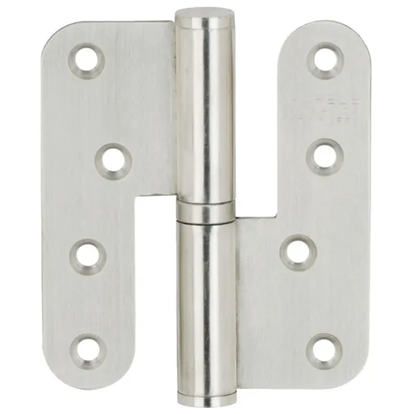 Lankstas 100x88mm, DIN poliruotas žalvaris, dešinė