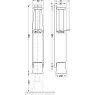 Fiksatorius durims 180mm HAFELE