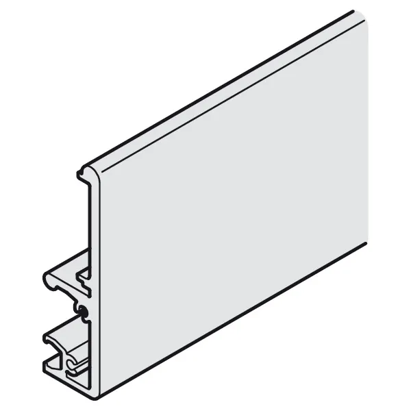 Profilis viršutinis Slido D-Line41 X L3000mm, aliuminis
