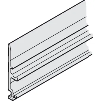 Mounting rail, for Slido D-Line41 50X and 80X, pre-drilled