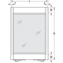 SDS Slido D-Line43 80N stik.1d L1100 aliuminis H
