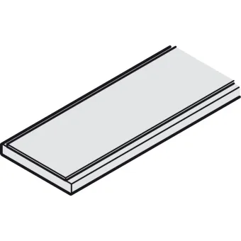 Bėgelis apatinis Slido D-Line43 80M/80N MAGIC sistemai, L2200mm, aliuminis anoduotas