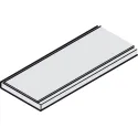 Bėgelis apatinis Slido D-Line43 80M/80N MAGIC sistemai, L2200mm, juoda anoduota