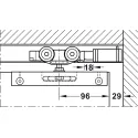 Profilis D-Line11 I/L/J Pocket L2000mm, P36mm