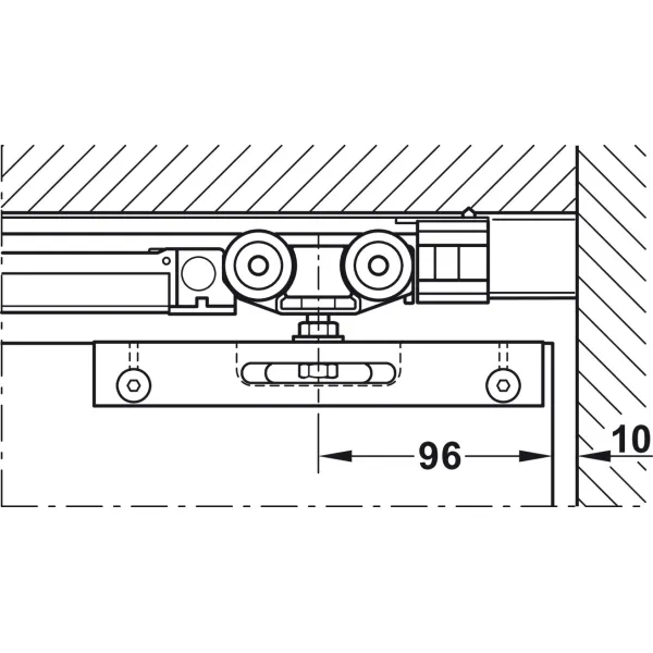 Profilis D-Line11 I/L/J Pocket L2500mm, P36mm