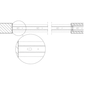 Track set, for pocket door solution, for Häfele Slido D-Line11 50I / 80I / 120I, 50L / 80L / 120L