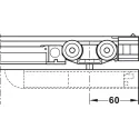 Profilis D-Line11 I/L/J Pocket L2500mm, P75mm