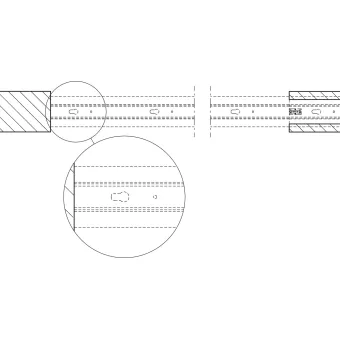 Track set, for pocket door solution, for Häfele Slido D-Line11 50I / 80I / 120I, 50L / 80L / 120L