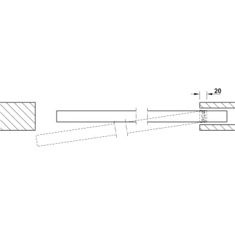 Profilis D-Line11 I/L/J Pocket L2000mm, P125mm