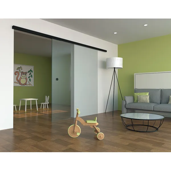 Sliding door fitting, Slido D-Line12 50E, set