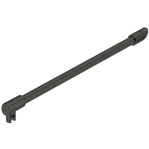 Laikiklis dušo kabinai sieninis 45° L400mm, juoda