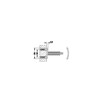 shower door hinge, For wall-glass connection