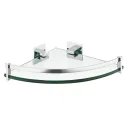 Quarter circle shower tray, With tumbler