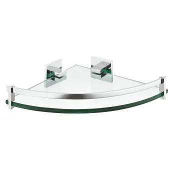 Quarter circle shower tray, With tumbler