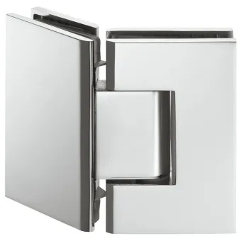 shower door hinge, for glass-glass connections, 135°, glass front