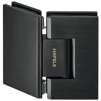 shower door hinge, for glass-glass connections, 135°, glass front