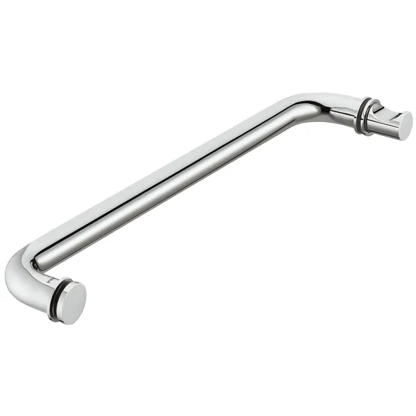 Rankena dušo durims apvali Ø32mm, L475mm, chromo spalva