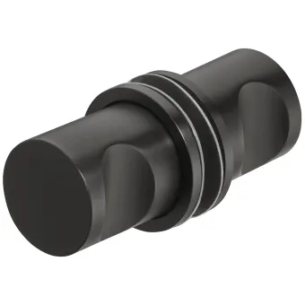Shower door knob, Round