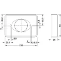 Hygiene box, For screw fixing
