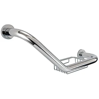 Rankena vonios zonai su muiline L430mm, chromas