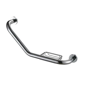 Rankena vonios zonai su muiline L430mm, chromas