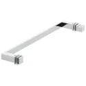 Rankena dušo durims kvadratinė 32x32mm, L475mm, chromo spalva
