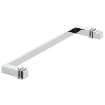 Shower door handle and knob, Square