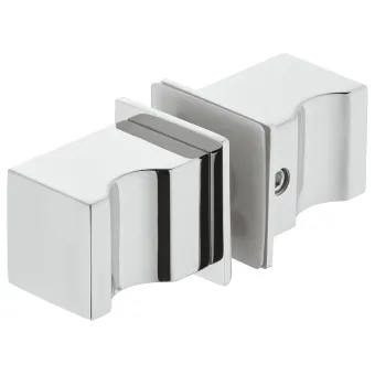 Rankenėlė dušo durims kvadratinė 32x32mm, chromo spalva