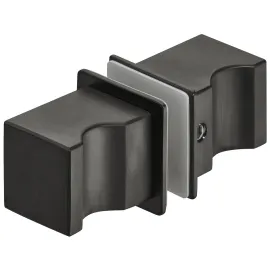 Rankenėlė dušo durims kv.32x32 juoda