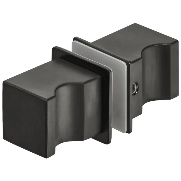 Rankenėlė dušo durims kvadratinė 32x32mm, juoda