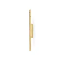 Handle SKYLINE CC40mm L176mm H14mm P15mm polished brass 