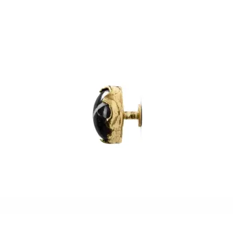 Rankenėlė vieno taško TIFFANY MARBLE Ø42mm, H40mm, poliruotas žalvaris/marmuras