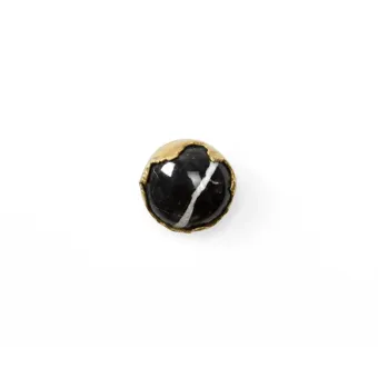 Rankenėlė vieno taško TIFFANY MARBLE Ø42mm, H40mm, poliruotas žalvaris/marmuras