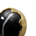 Knob TIFFANY MARBLE Ø42mm H40mm polished brass/marble