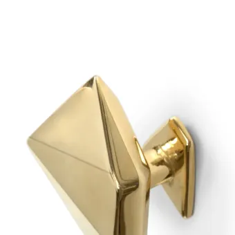 Handle KARAT L31mm H17mm P17mmpolished brass 