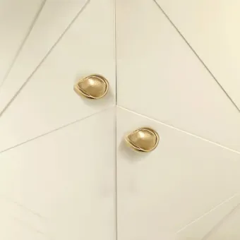 Knob ERGOS L27mm H35mm P45mm polished brass