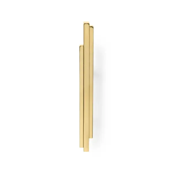 Handle SKYLINE CC140mm L300mm H32mm P28mm polished brass 