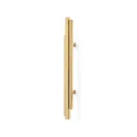 Handle SKYLINE CC140mm L300mm H32mm P28mm polished brass 