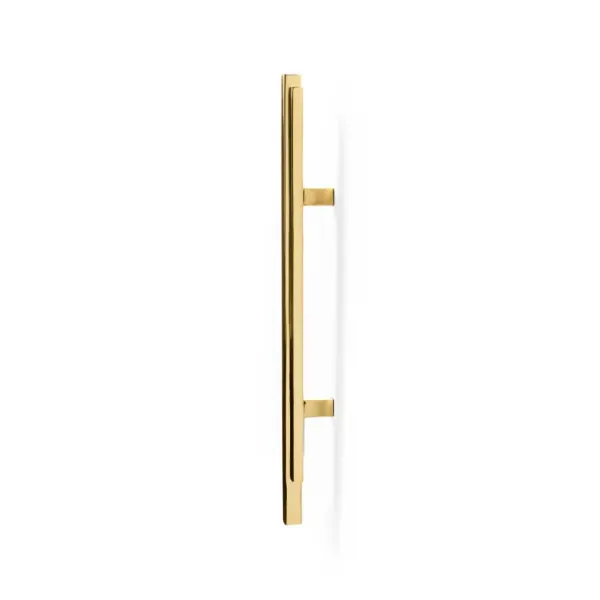 Handle SKYLINE CC140mm L300mm H32mm P28mm polished brass 